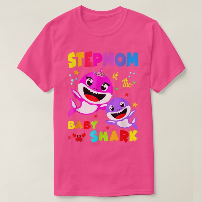 Camiseta Stephom Shark Stepmom: El Día de la Madre (Diseño del anverso)