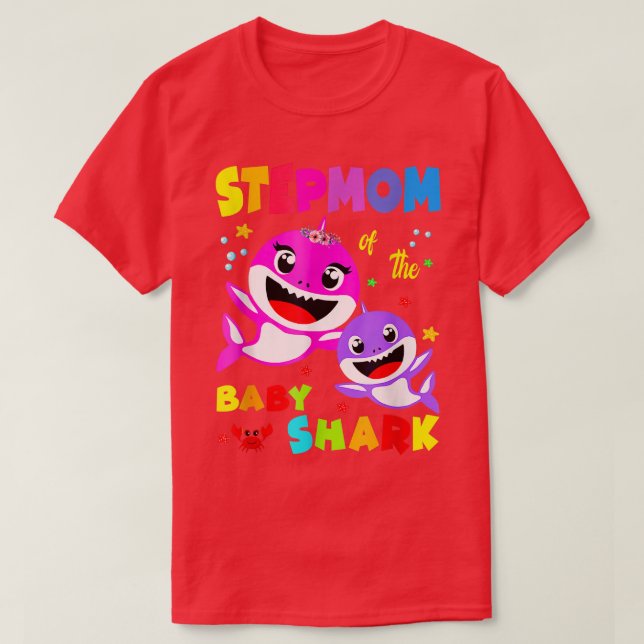 Camiseta Stephom Shark Stepmom: El Día de la Madre (Diseño del anverso)