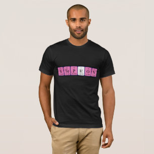 Camiseta Stephon periodic table name shirt