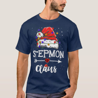 Camiseta Stepmom Claus Navidades ligan a la familia Pajama