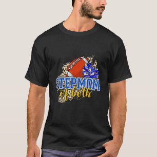 Camiseta Stepmom De Rugby Stepmom Y Cheer Stepmom