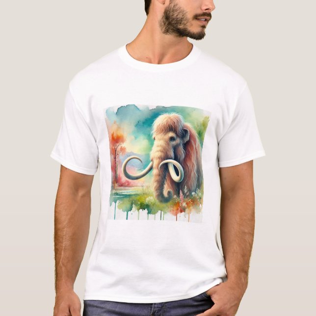 Camiseta Steppe Mammoth 071124AREF128 - Watercolor (Anverso)
