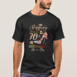Camiseta Stepping Into My 70 Th Birthday Like A Boss Cute 7<br><div class="desc">Funny Family Birtrhday Party Cool Christmas,  Father's Day or Anniversary present</div>