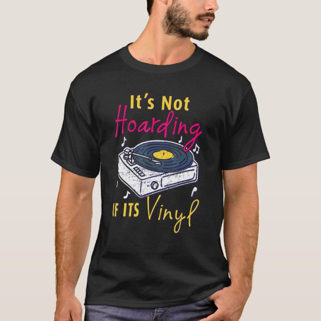 Camiseta Stereo Vinyl Grabar Buff Music Disk Player Audio A (Anverso)