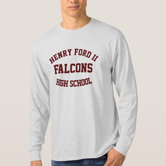 Camiseta Sterling Heights Henry Ford II High School T-Shirt (Anverso)