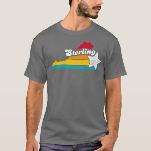 Camiseta Sterling Virginia Vintage Distresres Souvenir