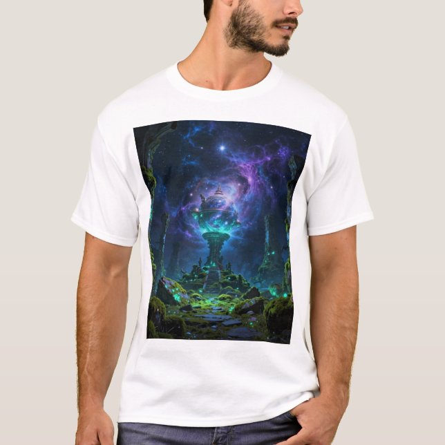 Camiseta Sternenpfad – Reise durch das Universum (Anverso)