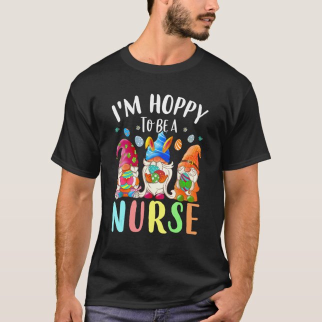 Camiseta Stethoscope Amor Enfermera de Pascua Vida Gnomes E (Anverso)