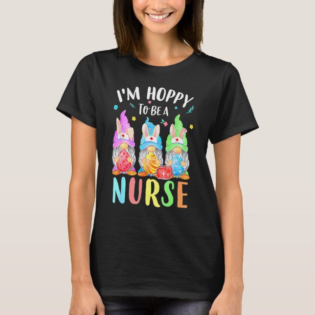 Camiseta Stethoscope Amor Enfermera de Pascua Vida Gnomes E (Anverso)