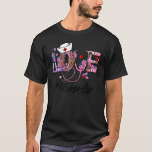 Camiseta Stethoscope Enfermería Amor Cute Valentine Enferme