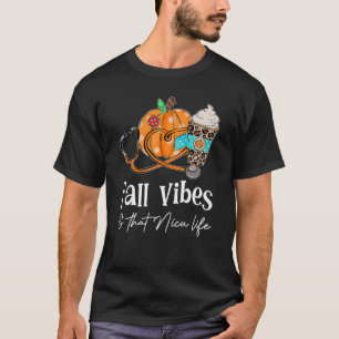 Camiseta Stethoscope Pumkin Llama A Los Vibes Que El Divert