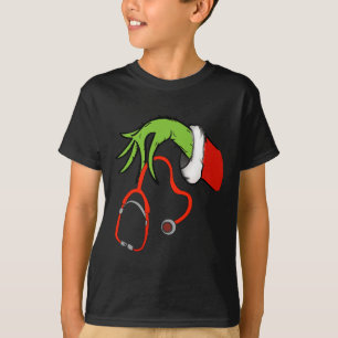 Camiseta Stethoscope Santa Funny Navidades Xmas Enfermera N