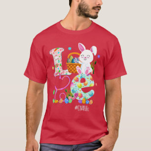 Camiseta Stethoscope Scrub CNA Enfermera Vida Semana Santa