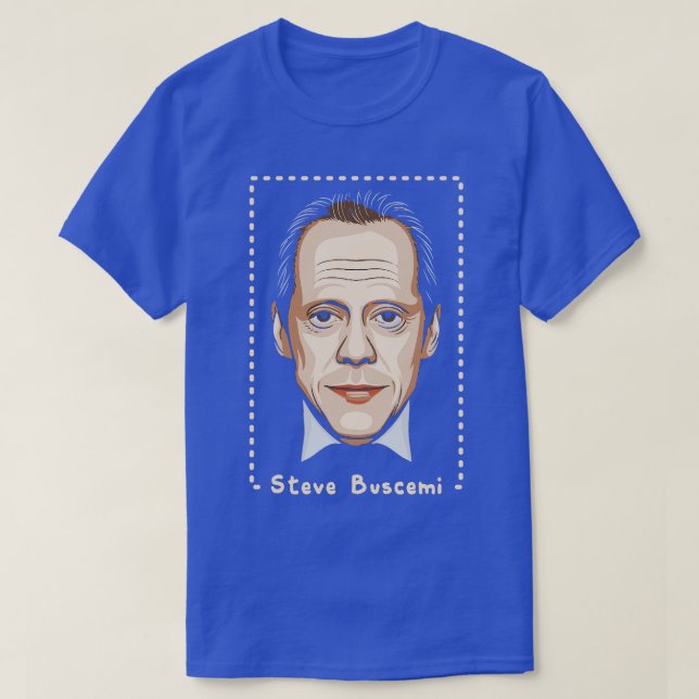 Camiseta Steve Buscemi Vintage Fan Art (Diseño del anverso)