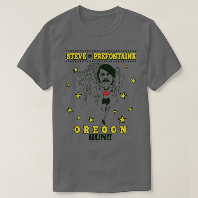 Camiseta Steve Prefontaine Oregon Run (Diseño del anverso)