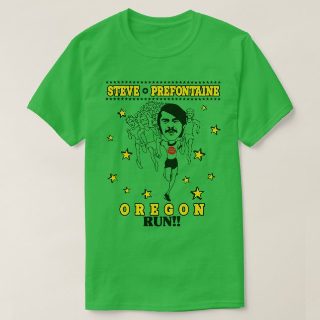 Camiseta Steve Prefontaine Oregon Run (Diseño del anverso)