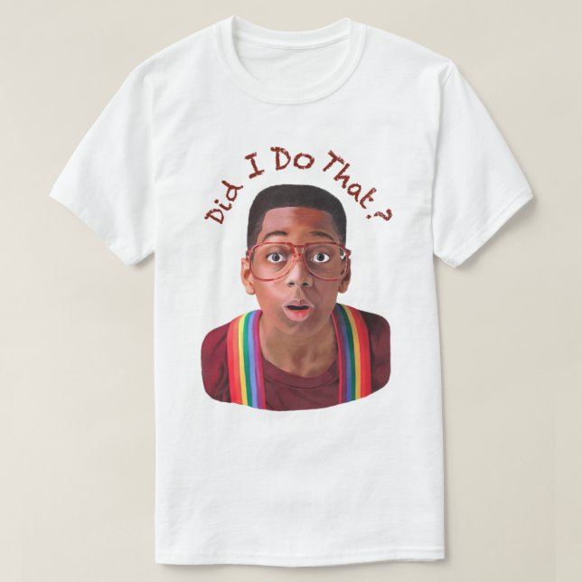 Camiseta Steve Urkel ~Hice eso (Diseño del anverso)