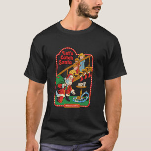 Camiseta Steven Rhodes Atrapemos a Santa Divertida Navidad