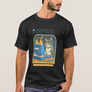 Camiseta Steven Rhodes como humor de gato de mi último corr