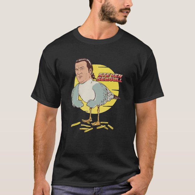 Camiseta Steven Seagull, Action Hero Extraordinaire (Anverso)