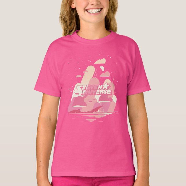 Camiseta Steven Universe | Ciudad de la playa (Anverso)