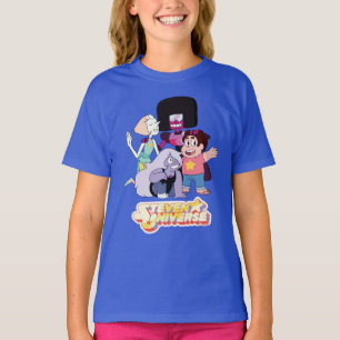 Camiseta Steven Universe   Crystal Gem Group Huddle