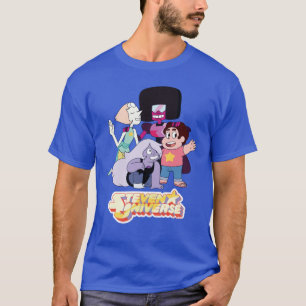 Camiseta Steven Universe   Crystal Gem Group Huddle