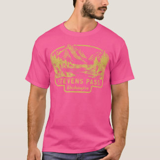 Camiseta Stevens Pass Mountains Caminando por Washington al