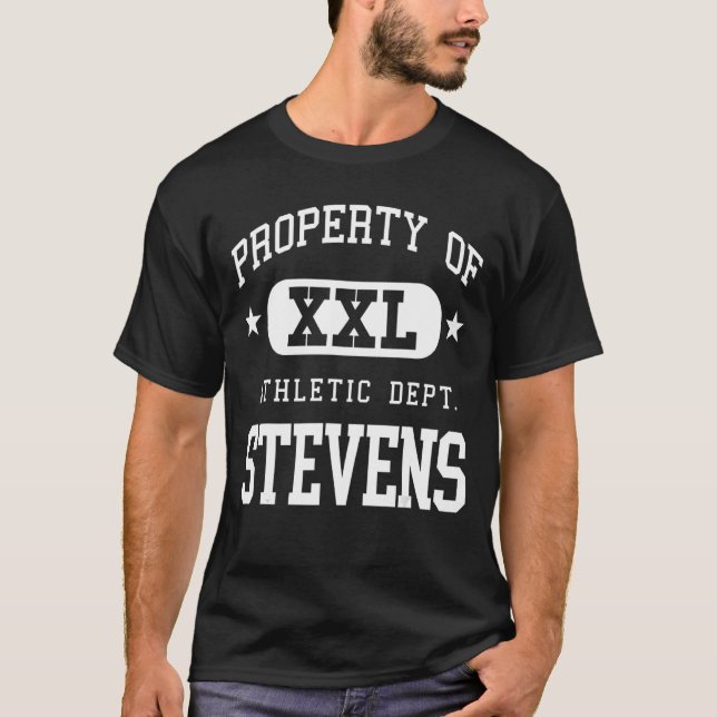 Camiseta Stevens XXL Athletic School (propiedad) (Anverso)