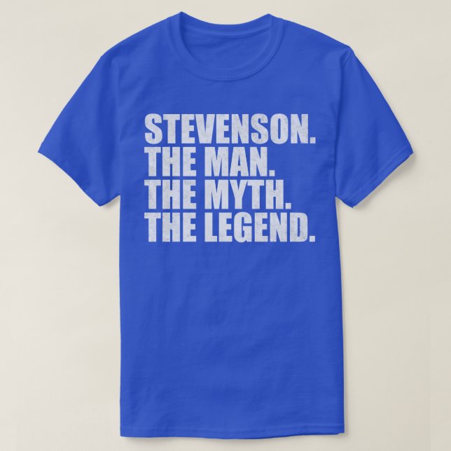 Camiseta StevensonStevenson apellido Stevenson apellido (Diseño del anverso)