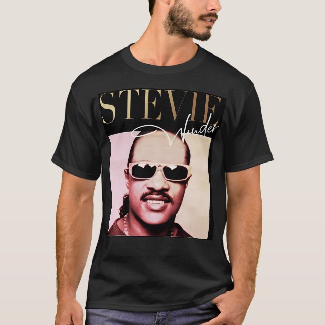 Camiseta Stevie Wonder (Anverso)