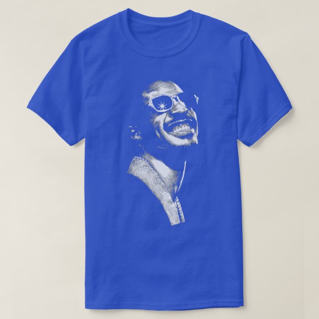 Camiseta Stevie Wonder 1 (Diseño del anverso)
