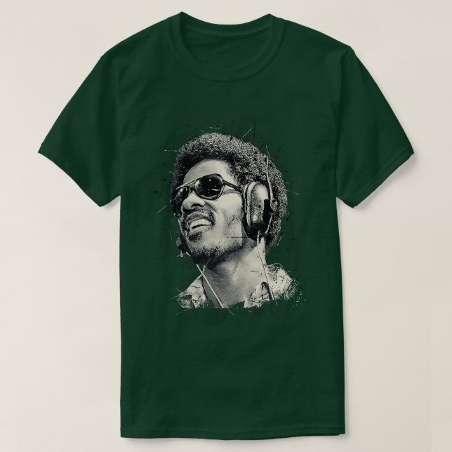 Camiseta Stevie Wonder 3 (Diseño del anverso)