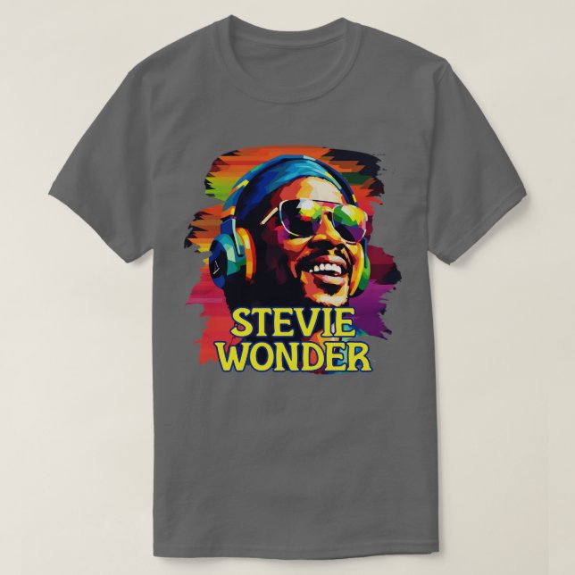 Camiseta Stevie Wonder 8 (Diseño del anverso)