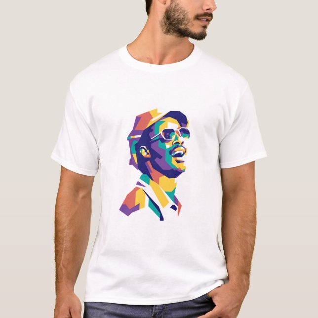 Camiseta Stevie Wonder M (Anverso)