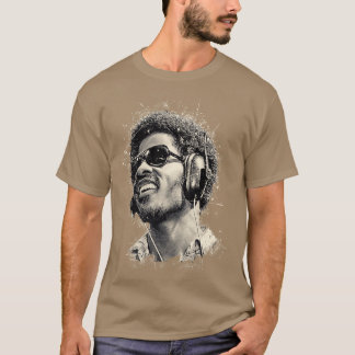 Camiseta Stevie Wonder sunglass