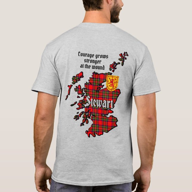 Camiseta Stewart Clan (Reverso)