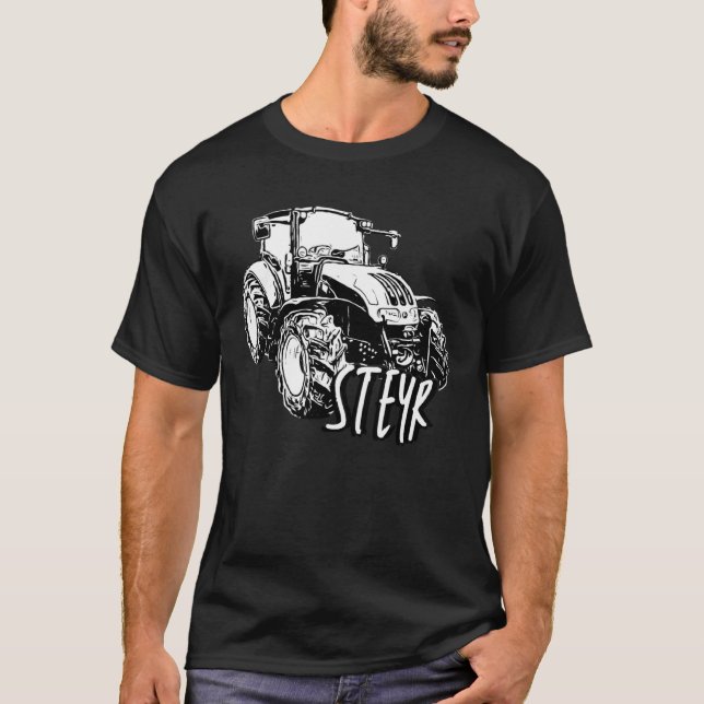 Camiseta SteyAustria Laster Agriculture Tractor Idea (Anverso)