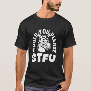 Camiseta Stfu Farmer - Farm Mule Donkey Te Gustaría Sh