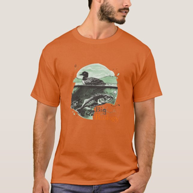 Camiseta Stickleback to the future experimental evolution i (Anverso)