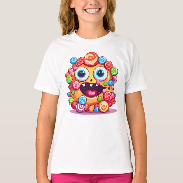 Camiseta Sticky Candy Monster (Anverso)