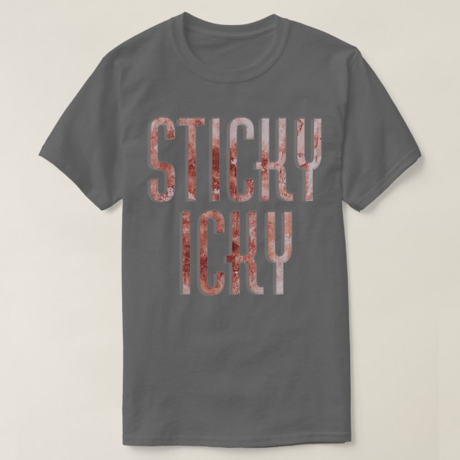 Camiseta Sticky Icky (Diseño del anverso)