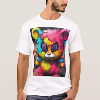 Camiseta Sticky Kitty Graffiti Tees