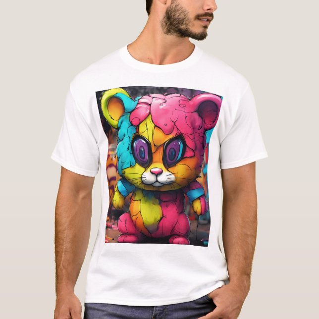 Camiseta Sticky Kitty Graffiti Tees (Anverso)
