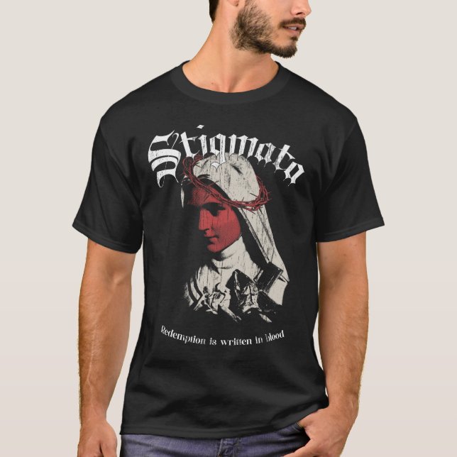 Camiseta Stigmata - Occult Streetwear Desgin (Anverso)