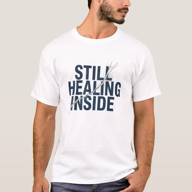 Camiseta Still Healing Inside – Brain Injury Awareness Mini (Anverso)
