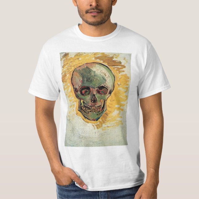 Camiseta Still Life Skull de Vincent van Gogh (Anverso)