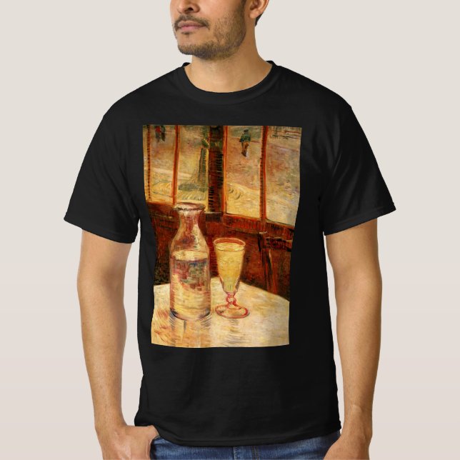 Camiseta Still Life with Absinthe by Vincent van Gogh (Anverso)