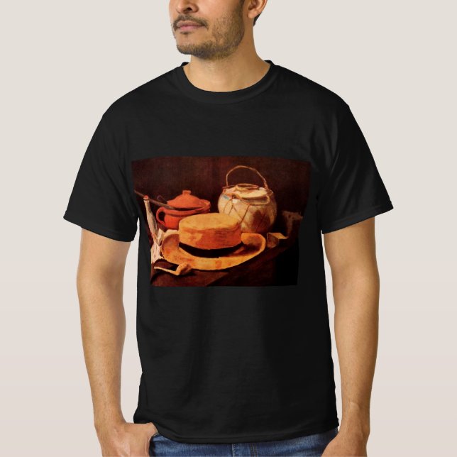 Camiseta Still Life Yellow Straw Gorra por Vincent van Gogh (Anverso)