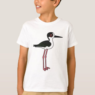 Camiseta Stilt de ala negra